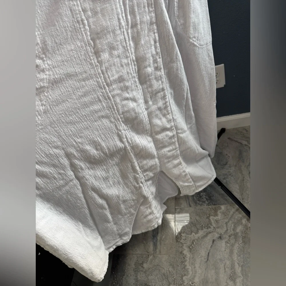 Elegant White Swim Coverup